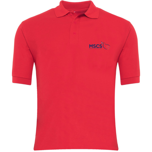 MSC Premium Short Sleeve Polo Red (AL)