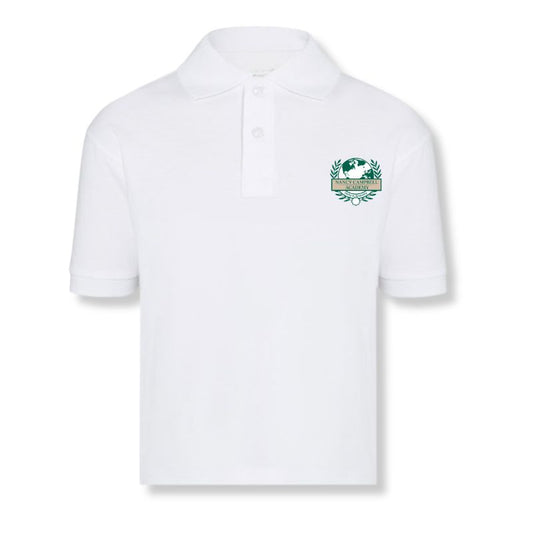 White Premium Short Sleeve Polo (NCA 2XL)