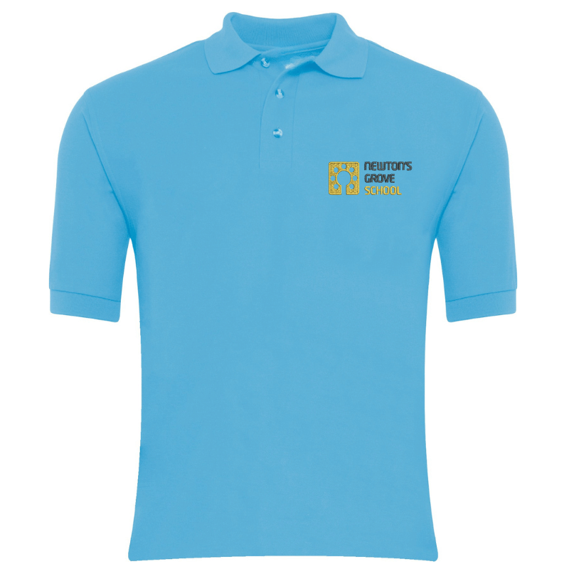 NGS Light Blue Premium Short Sleeve Polo (AXL)