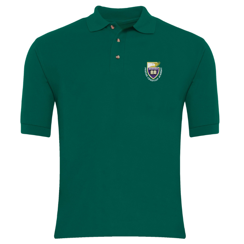 Green PCA Premium Short Sleeve Polo (AM)