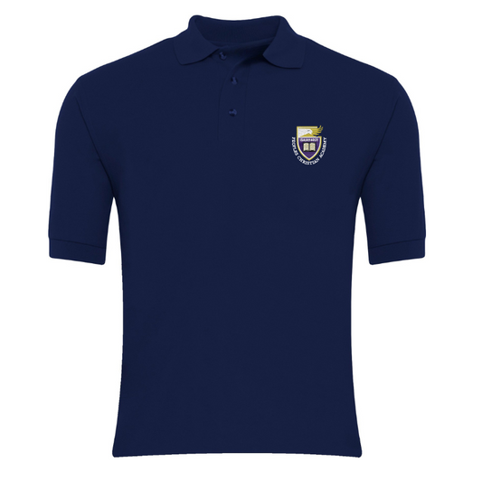 Navy PCA Premium Short Sleeve Polo (AS)