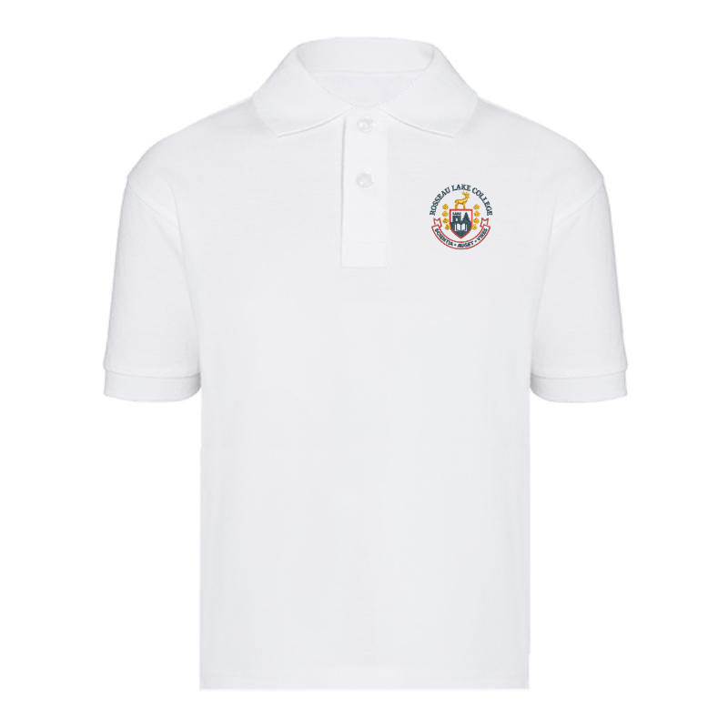 RLC White Premium Short Sleeve Polo (AM)