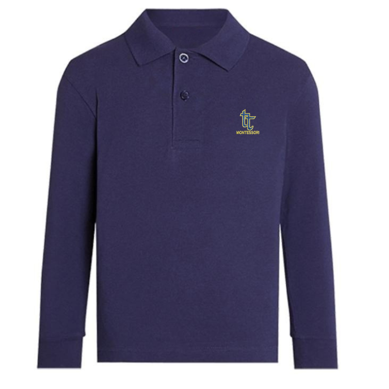 TTM Navy Premium Long Sleeve Polo (5)
