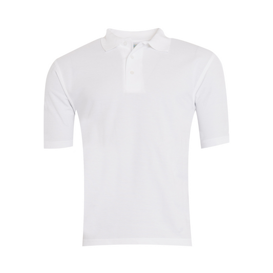 White Premium Short Sleeve Polo (1)