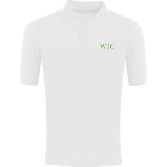 White Premium Short Sleeve Polo (WIC AS)