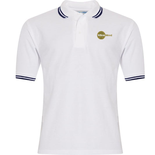 WWS White Premium Short Sleeve Polo (AM)