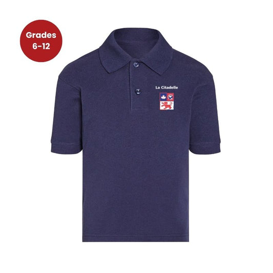 Polo LCA Navy Premium à manches courtes (2XL)