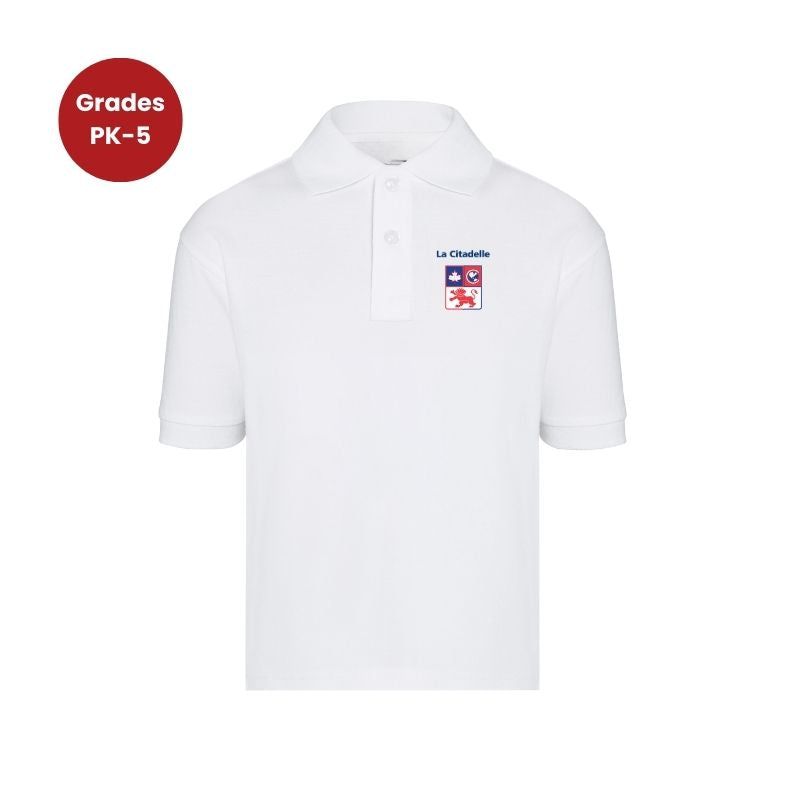 LCA White Premium Short Sleeve Polo (5)