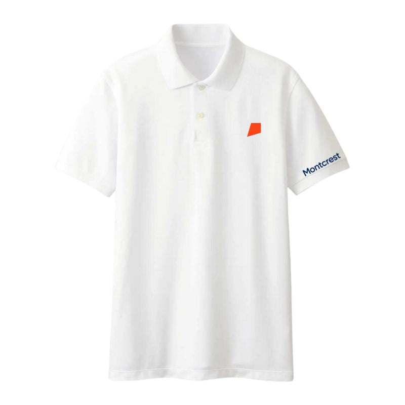 MST White Premium Short Sleeve Polo (AXL)