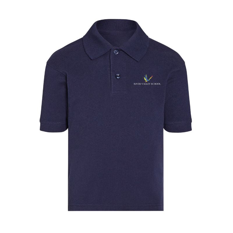 Navy RVS Premium Short Sleeve Polo (AM)