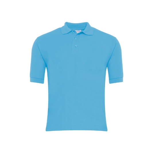 Light Blue Premium Short Sleeve Polo (AM)