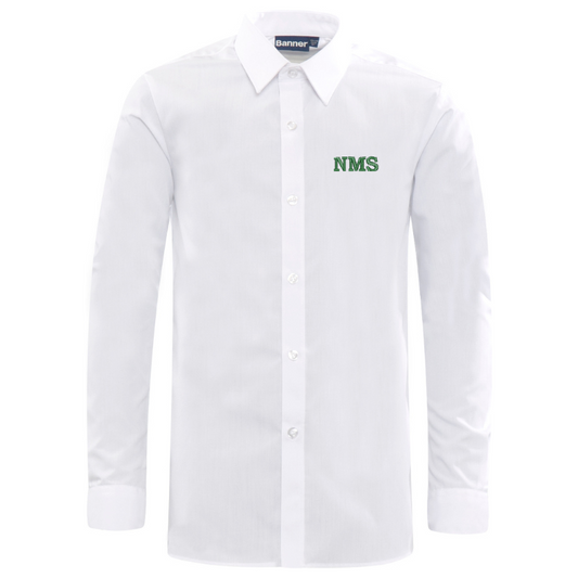 NMS Classic Long Sleeve Oxford Shirt (DISCONTINUED) (12.5)