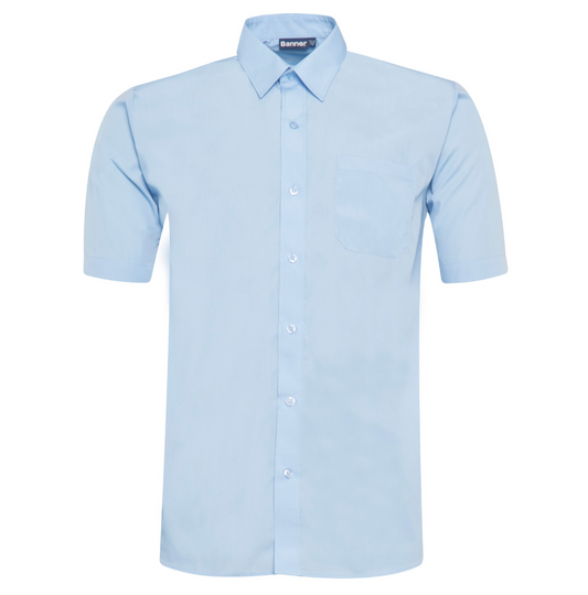 Light Blue Short Sleeve Formal Shirt (16)