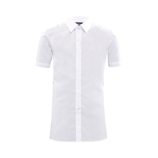 White Short Sleeve Formal Shirt (12.5)