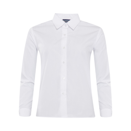 White Long Sleeve Formal Blouse (22)
