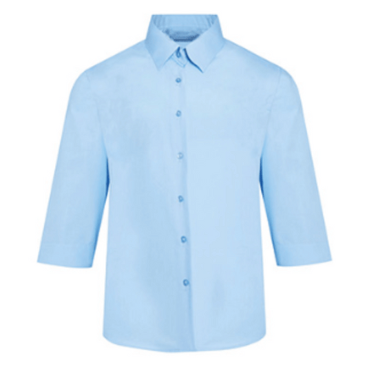 Light Blue 3/4 Sleeve Blouse (36)