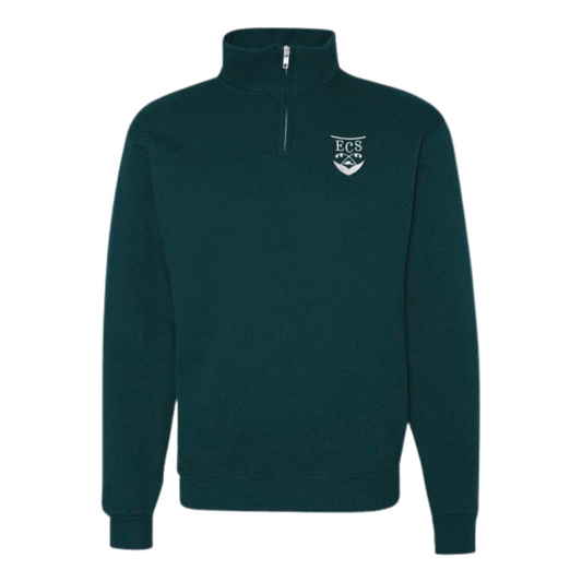 Sweat-shirt ECM vert à fermeture éclair 1/4 (10)