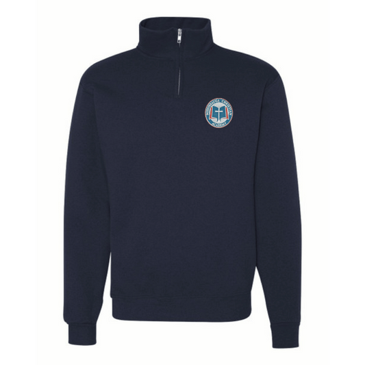 Sweat-shirt à fermeture éclair 1/4 MCA Navy (AL)