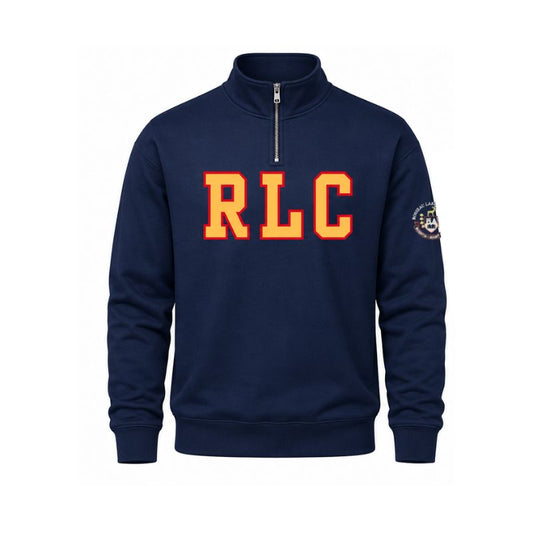 Navy 1/4 Zip Sweatshirt (RLC 2XL)