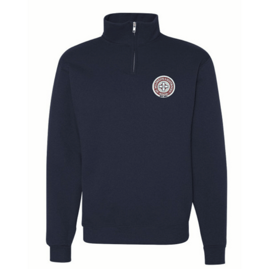 SML Navy 1/4 Zip Sweatshirt (11)