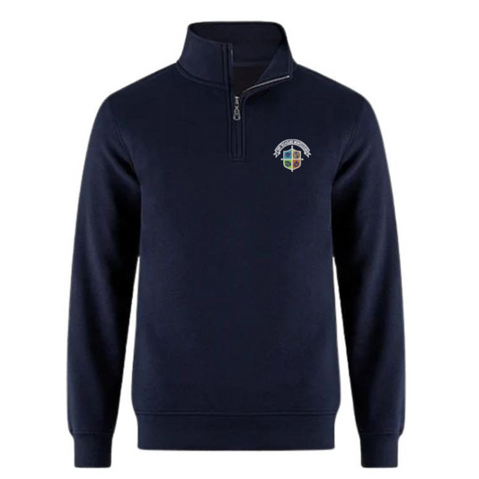 TTM Navy 1/4 Zip Sweatshirt (3)