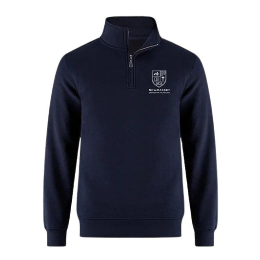 Sweat-shirt à fermeture éclair 1/4 NWC Navy (AXL)