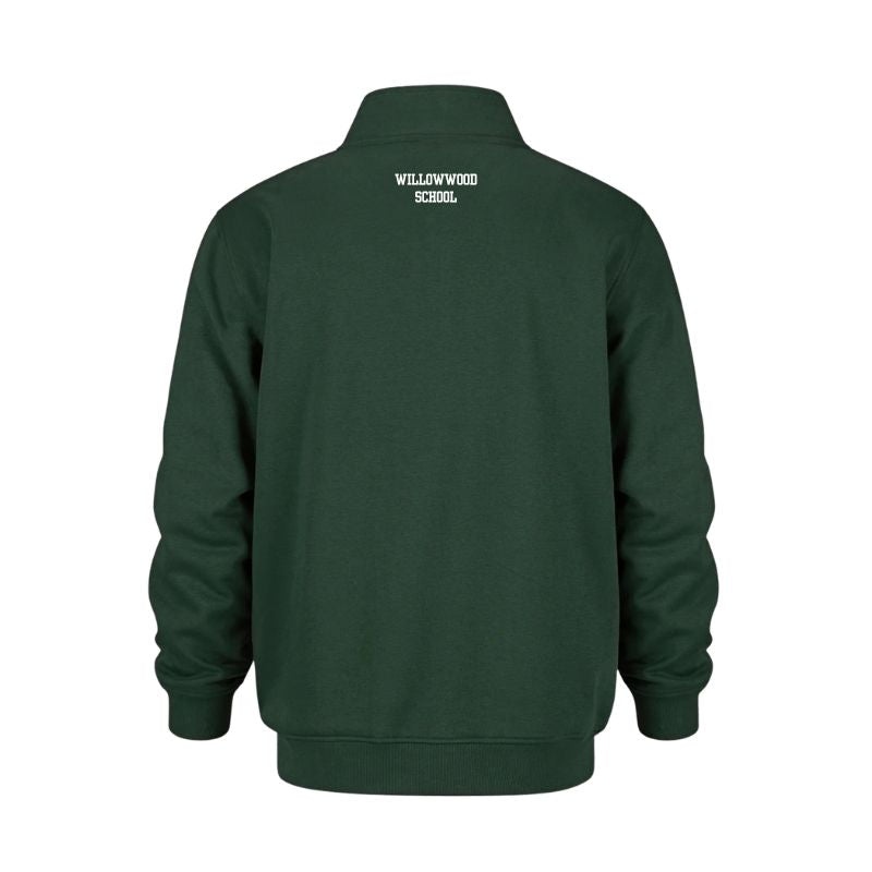 Green 1/4 Zip Sweatshirt (WWS YS)