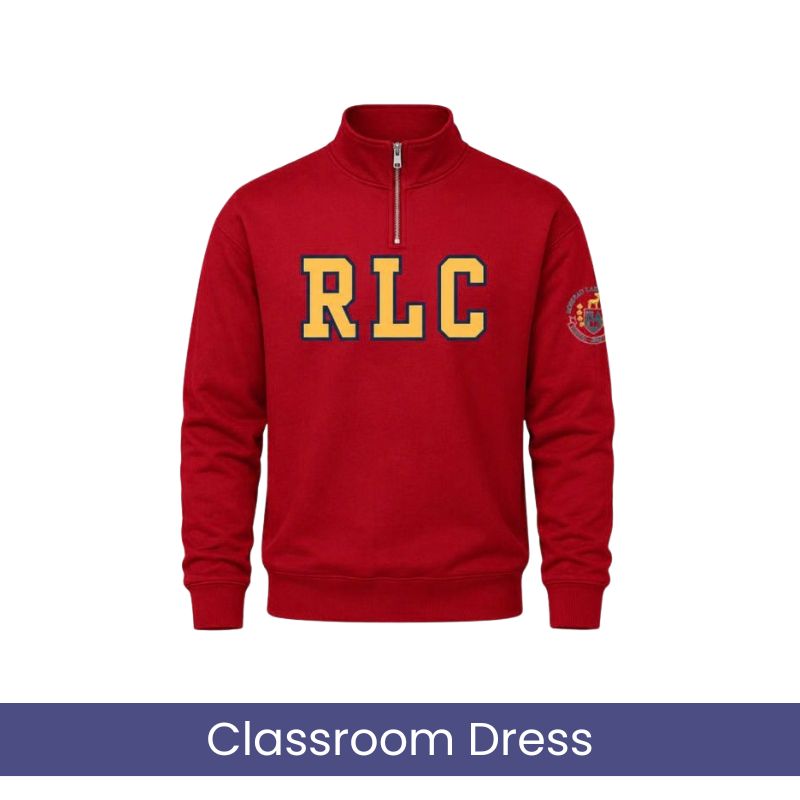 Red 1/4 Zip Sweatshirt (RLC AS)