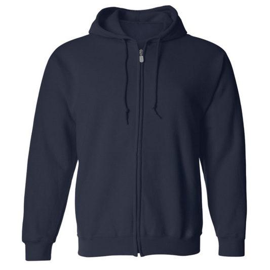 Sweat à capuche zippé bleu marine (AXL)