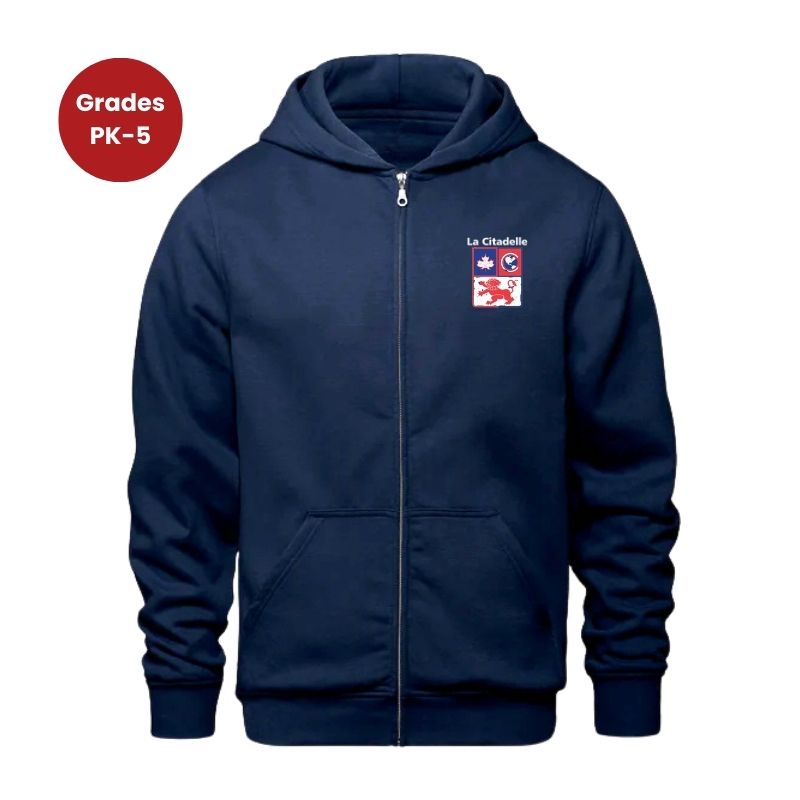 LCA Navy Full Zip Hooded Sweatshirt (AM)