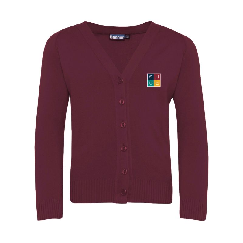 SHV Burgundy Cardigan (38)