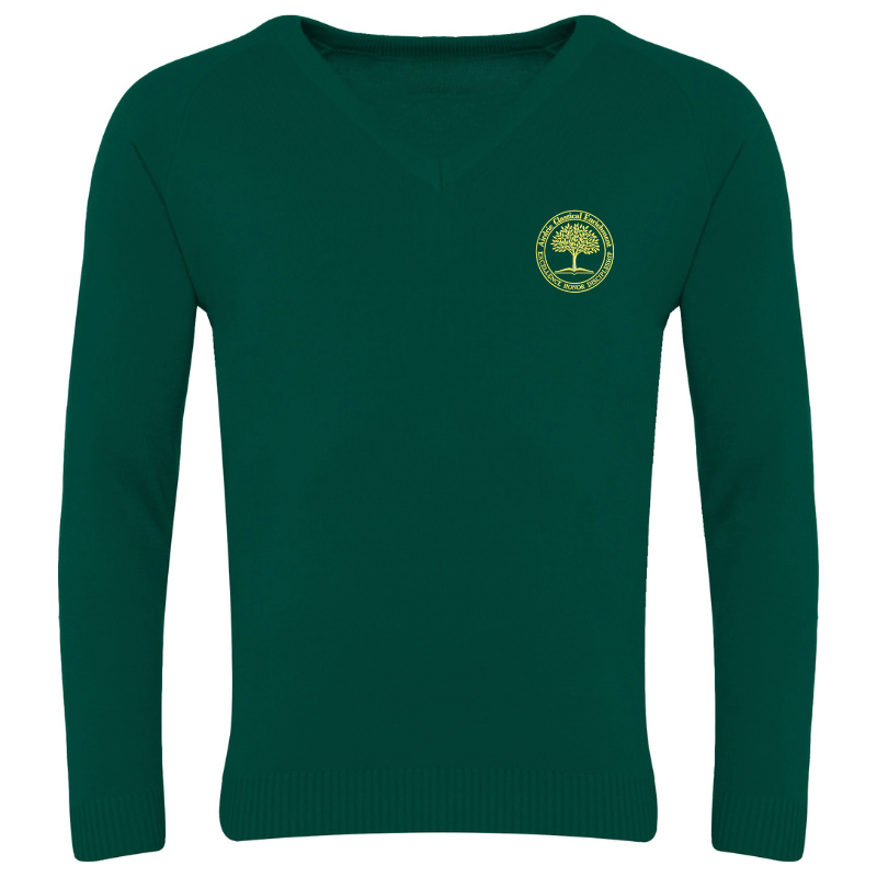ACA Green V Neck Sweater (36)