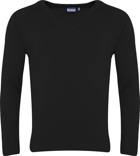 Black V-Neck Sweater (24)