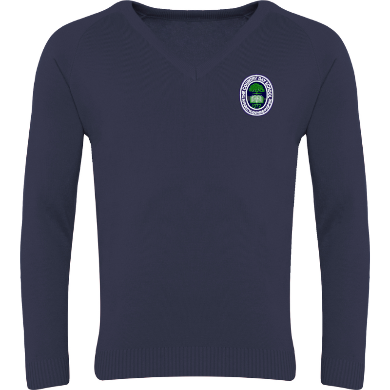 CDS Navy V-Neck Sweater (28)