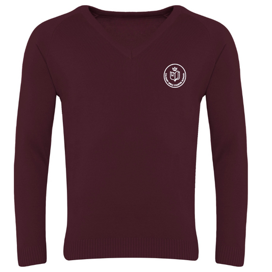 CGC Burgundy V-Neck Sweater (26)