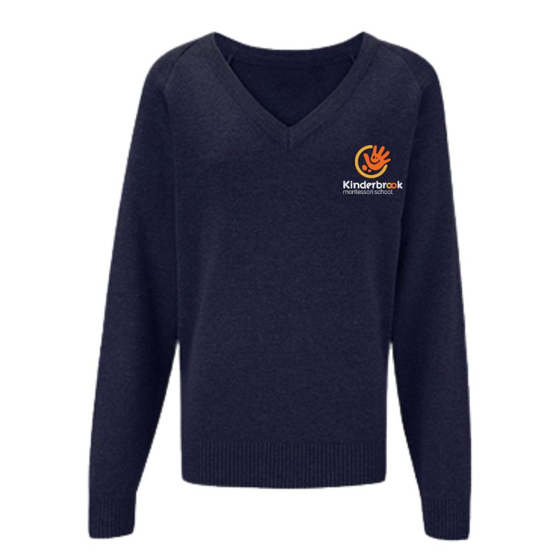KMS Navy V-Neck Sweater (26)