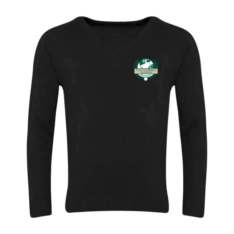 NCA Black V-Neck Sweater (30)