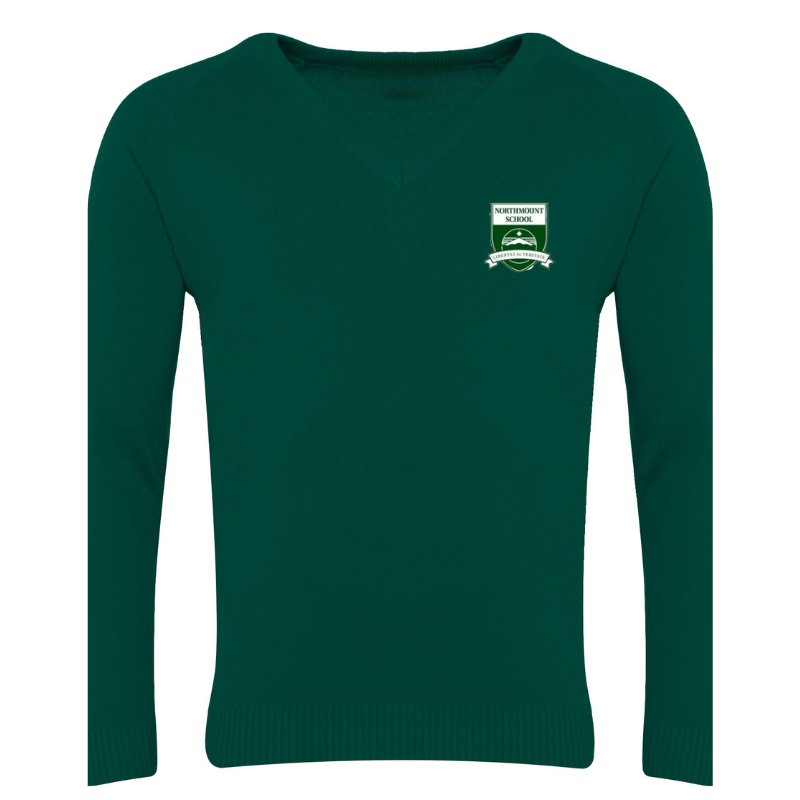NMS Green V-Neck Sweater (DISCONTINUED) (32)