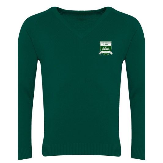 NMS Green V-Neck Sweater (DISCONTINUED) (30)