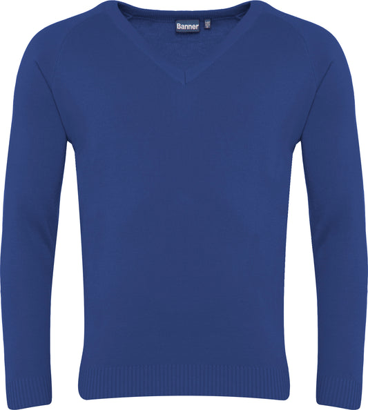 Royal Blue V-Neck Sweater (24)