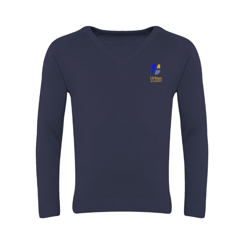 UA0 Navy V-Neck Sweater (34)