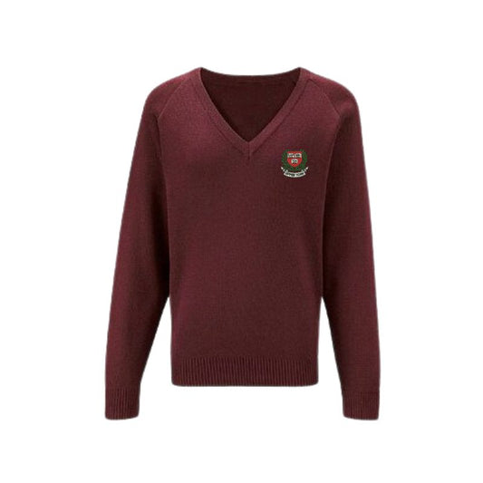 UYS Burgundy V-Neck Sweater (36)