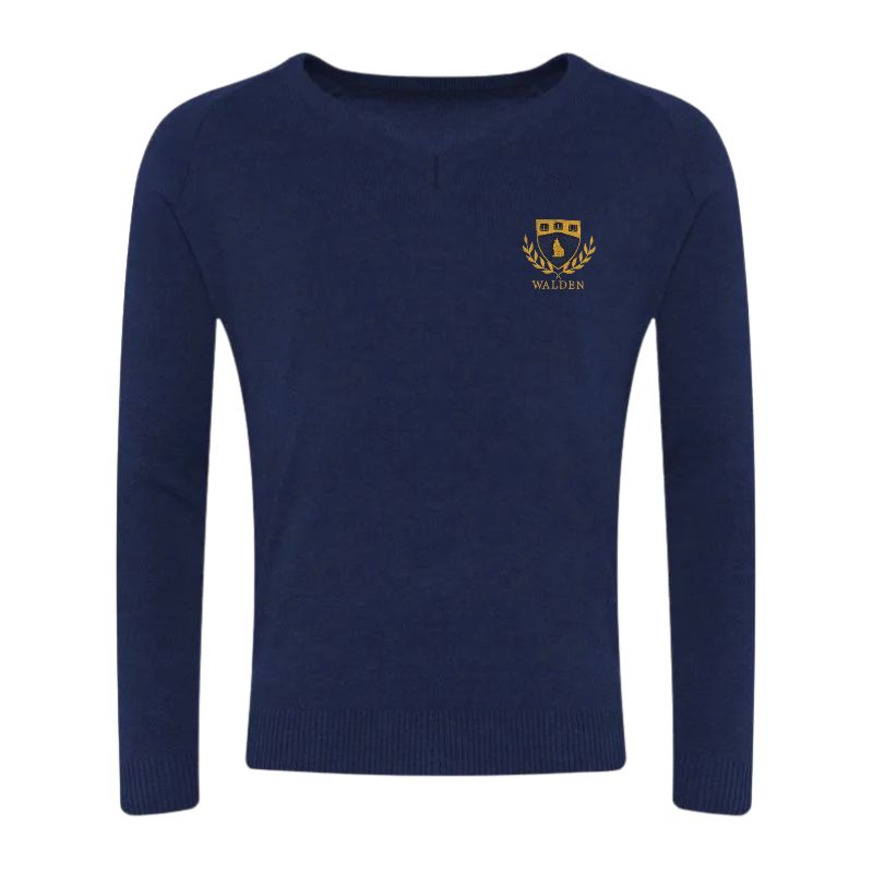WIS Navy V-Neck Sweater (38)