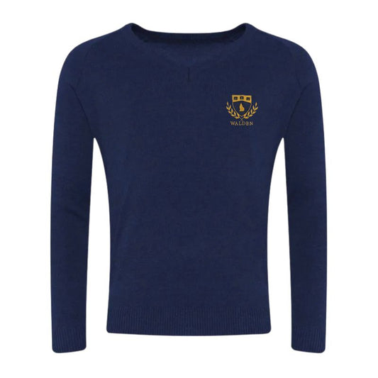 WIS Navy V-Neck Sweater (38)