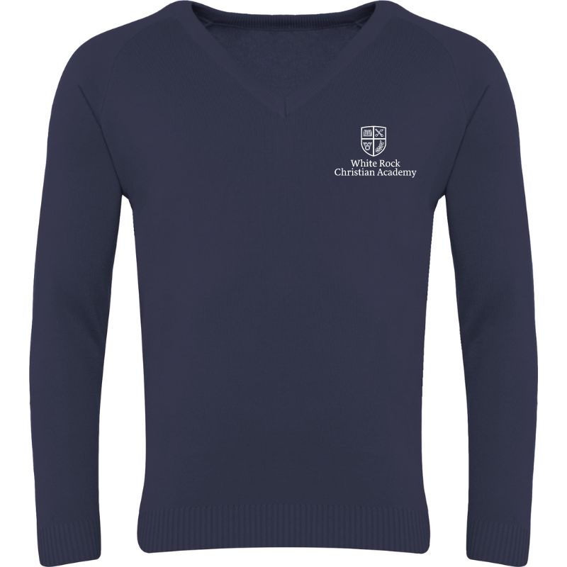 WRC Navy V-Neck Sweater (46)