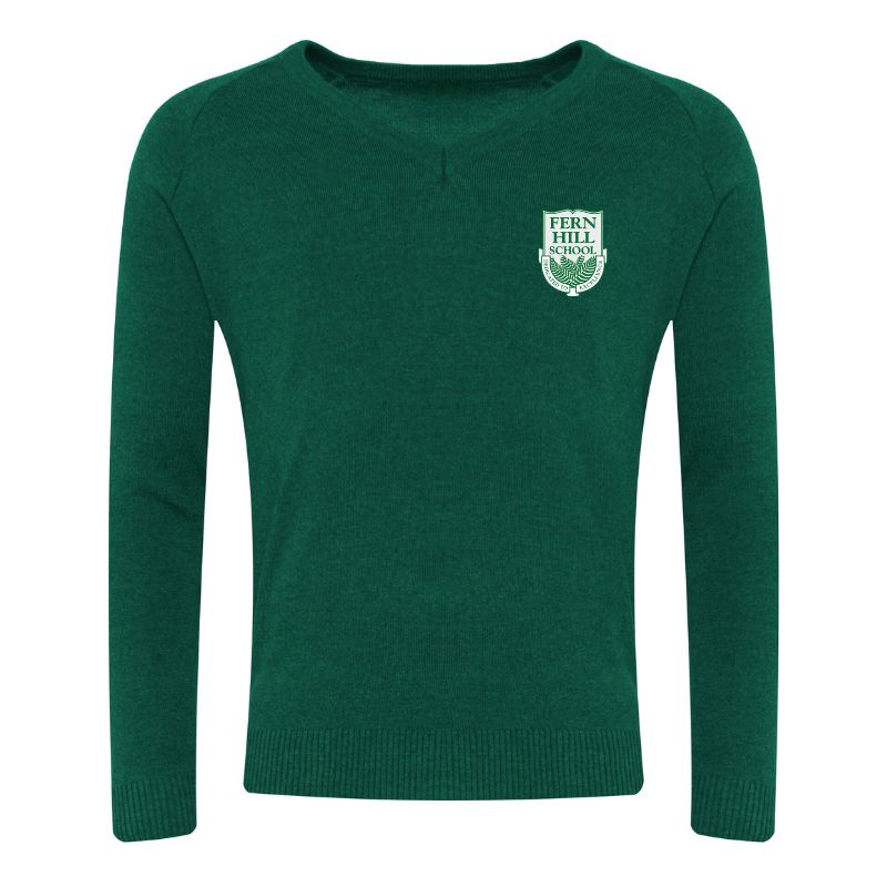 FHS Green V-Neck Sweater (26)