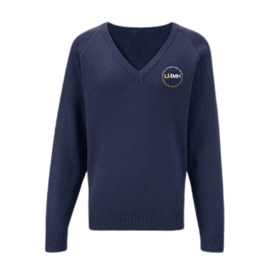 LMH Navy V-Neck Sweater (34)