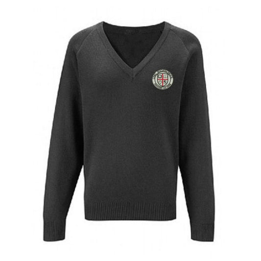 UMH Black V-Neck Sweater (32)