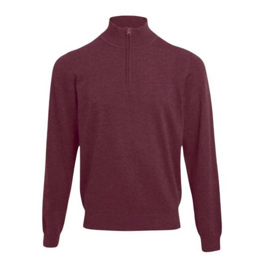 Burgundy 1/4 Zip Sweater (24)