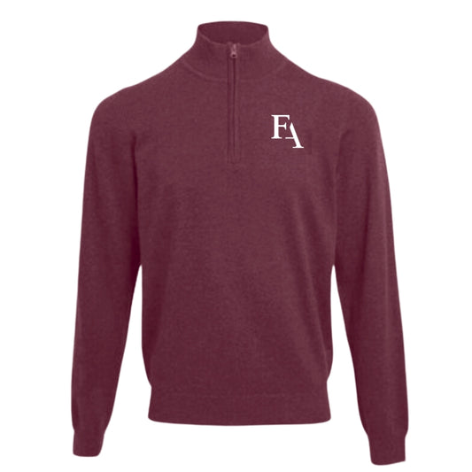 FAV Burgundy 1/4 Zip Sweater (32)